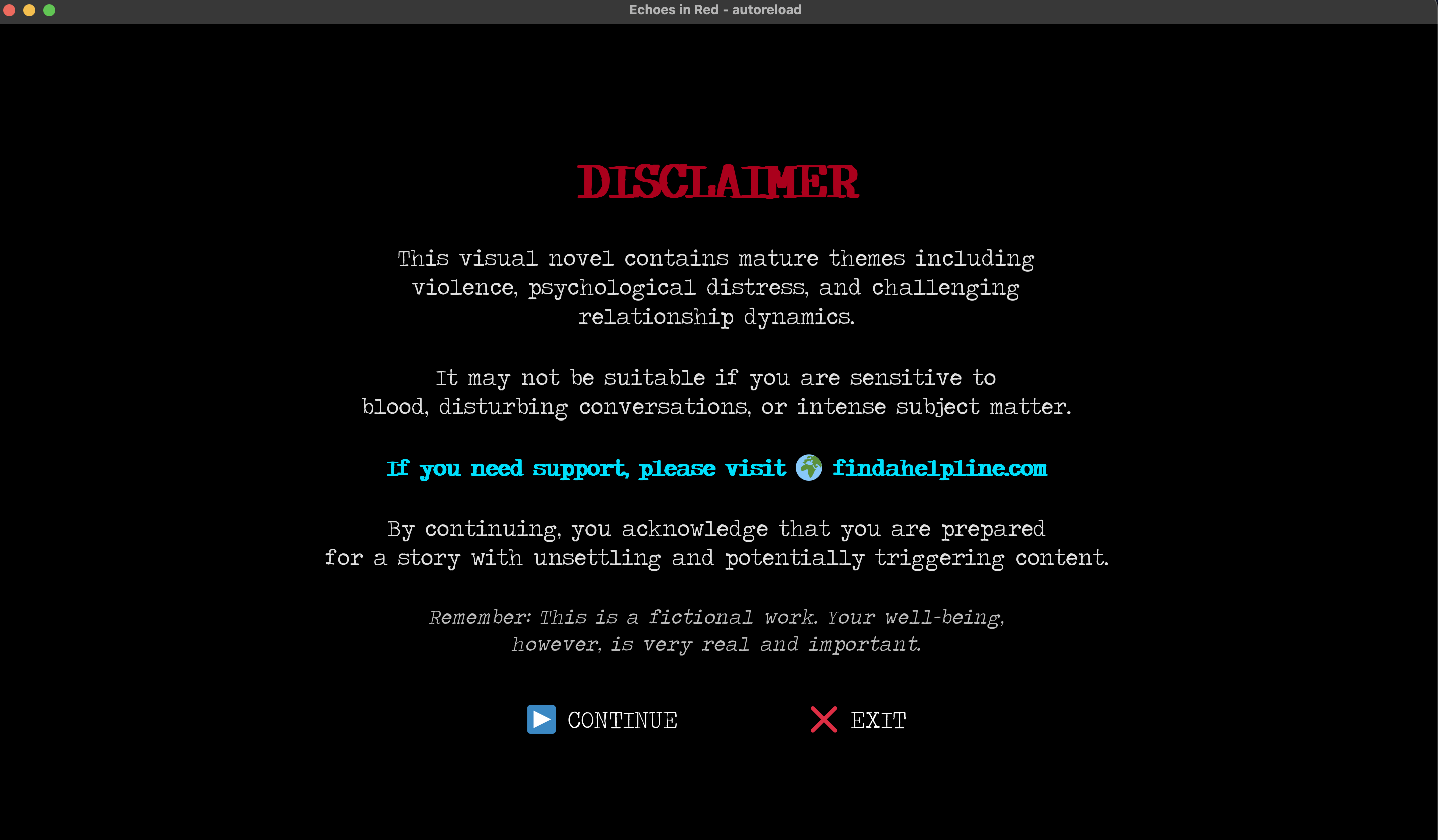 disclaimer
